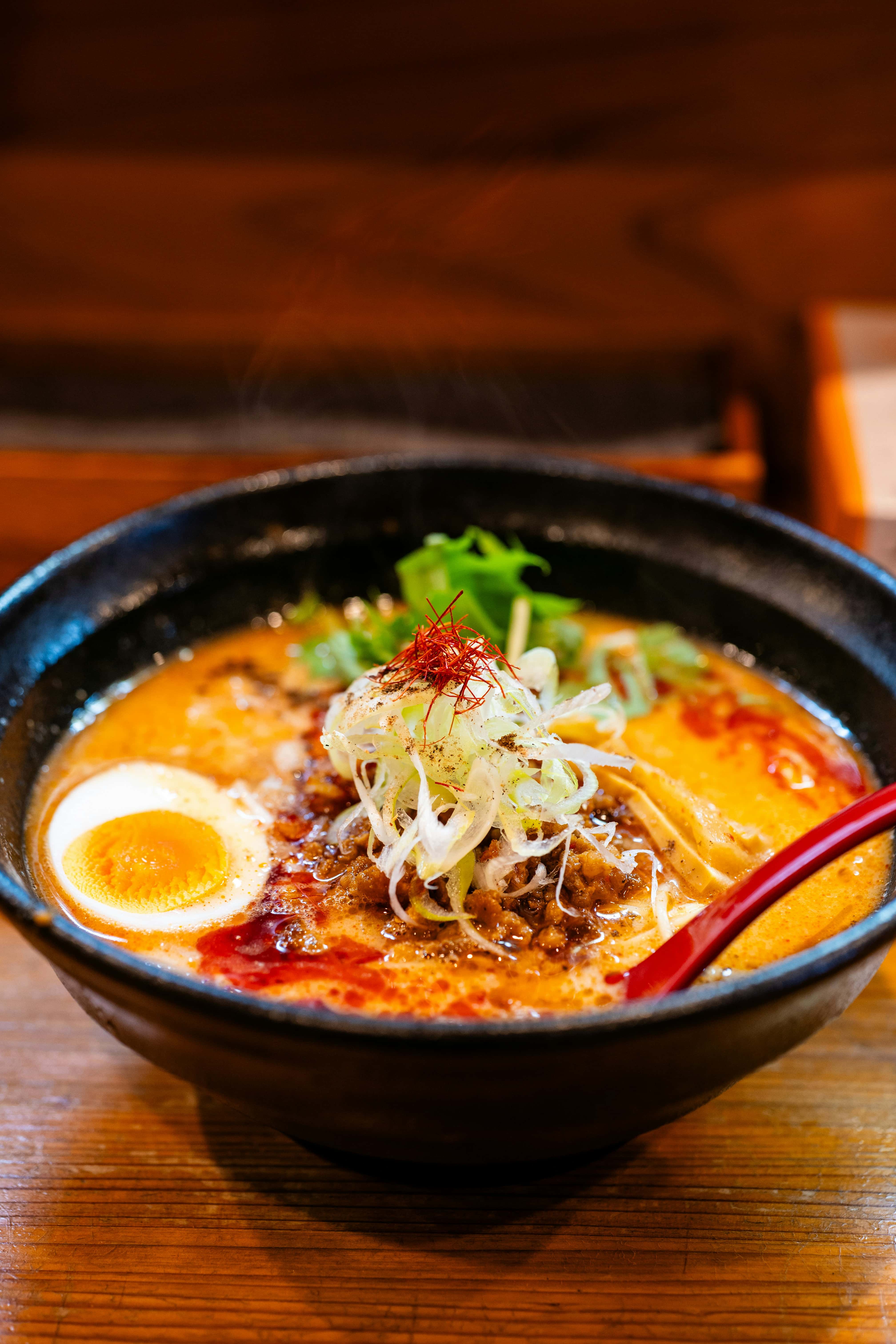 Steaming bowl of ramen at Sushi Nori